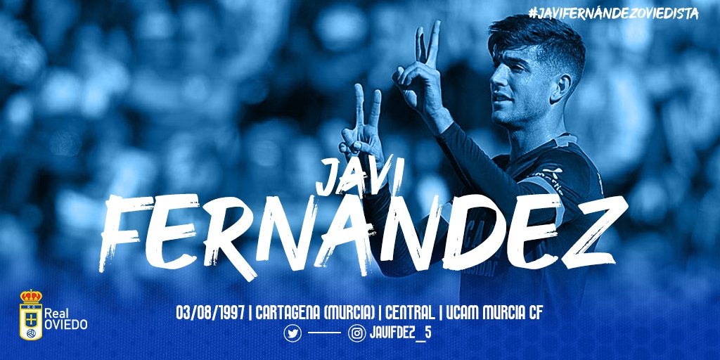 Javi Fernández, nuevo jugador del Real Oviedo.