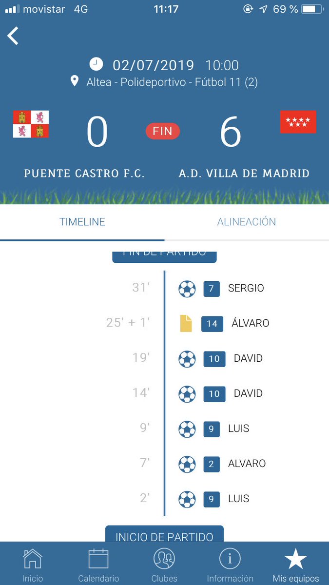 ADVilladeMadrid's tweet photo. Los partidos de por la mañana 2/3.
¡Esta tarde más en el Guillermo Amor!
#VamosVilla @costablancacup https://t.co/kiLUWuqaAe