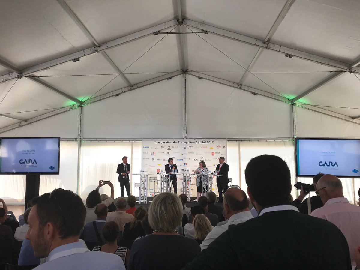 CARAcluster's tweet photo. Inauguration de @TRANSPOLIS, CARA et @Ifsttar à l’origine du projet ouvrent cette cérémonie d’inauguration. https://t.co/1STFDV8tkv