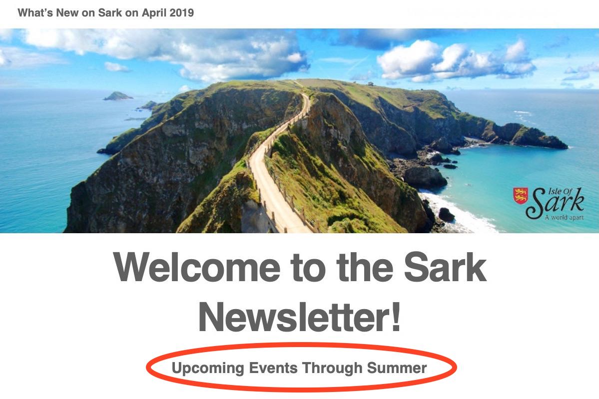 OperaSark's tweet image. We loved seeing the #SarkOpera featured in the "Summer Events newsletter" of @sarktourism. If you don't receive this newsletter yet, subscribe for free at sark.co.uk. For tickets to our own event from Sept 5-8, visit sarkopera.com