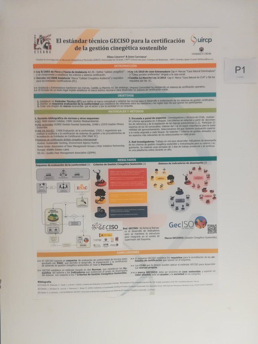 UiRCP's tweet photo. Seguimos en el #CICARC después de la pausa café donde hemos podido mostrar parte del trabajo que venimos desarrllonado en los póster https://t.co/n76PwZDY7Q