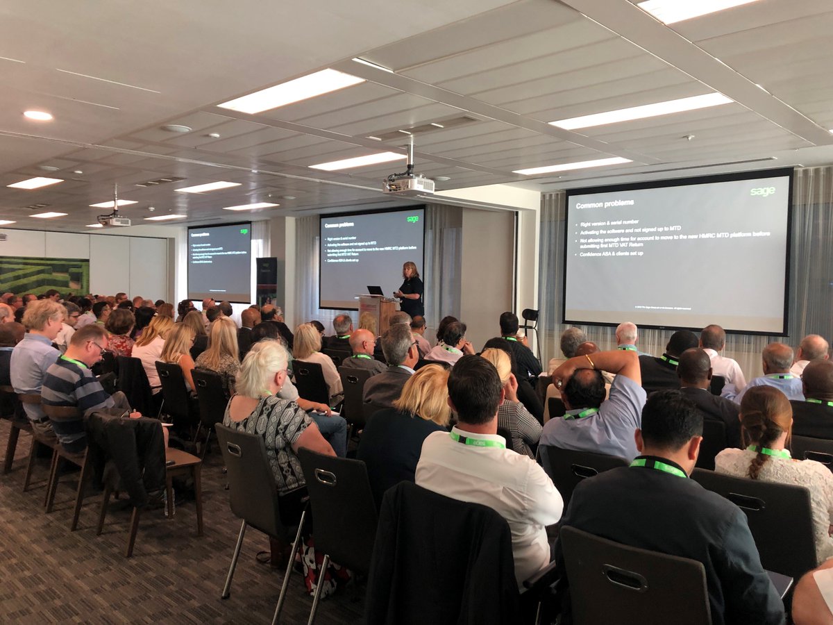 sageuk's tweet image. We're excited to be in #London for our #SageRoadshow today! 😆🙌

Our very own Sage expert @juliawedgwood is on stage helping attendee's to unlock the value of their software.

Get the latest hints and tips in our #Accountants &amp;amp; #Bookkeepers hub 👉 1sa.ge/2QVE50uRvl7