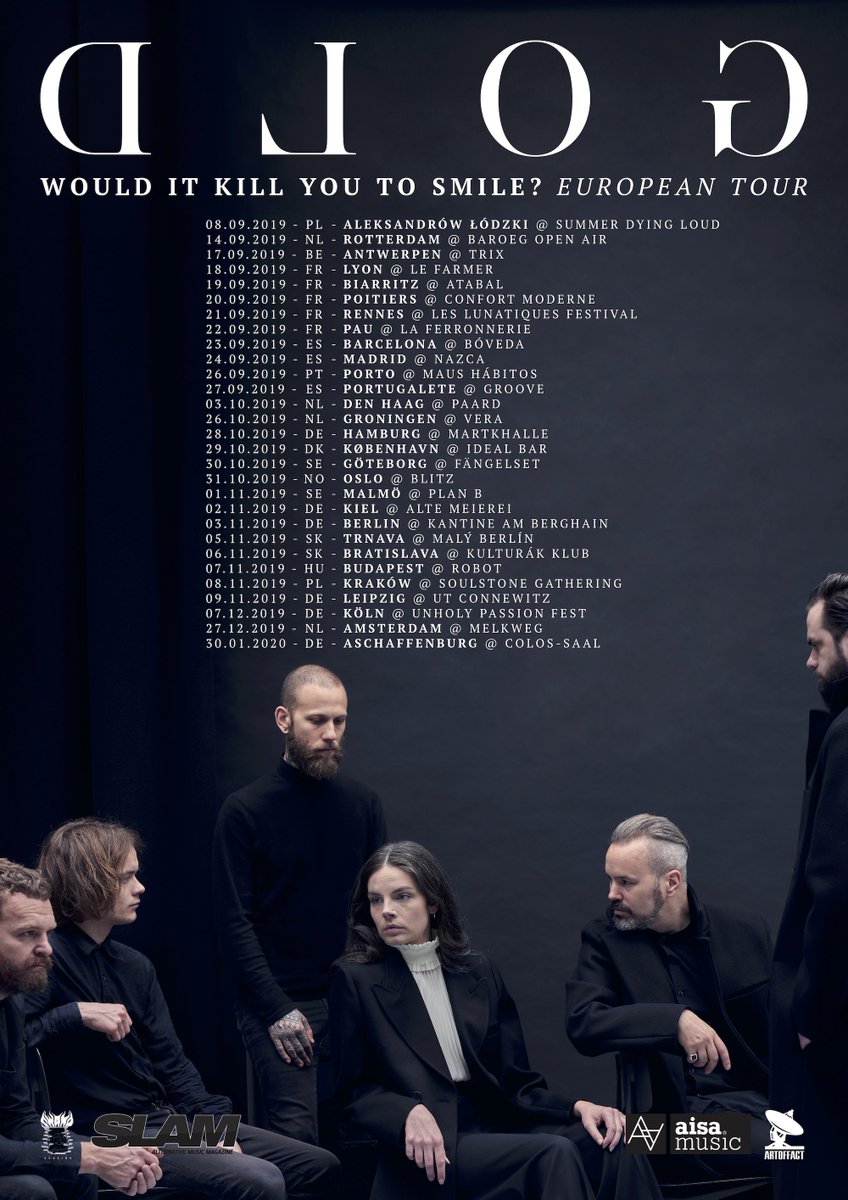 PioneerMusicPR's tweet photo. The guys over at @SLAMmusicmag <3 @thebandGOLD so much that they're sponsoring their upcoming tour dates. https://t.co/6XfOEDWf2p