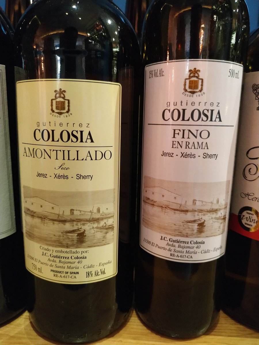 Algunas joyas presentes en el Evento de ayer en @EBOKArestaurant 
Primer Lunes de Mes.
Sociedad Gastronómica araboka
Ayer Gastronomía de Cádiz
<a href="/BodegasYuste/">Bodegas Yuste</a> <a href="/bodegaswilliams/">Williams&Humbert</a> <a href="/BodegaGColosia/">Gutiérrez-Colosía</a> <a href="/VinosJerez/">Vinos de Jerez</a> <a href="/VinosAndalucia/">Vinos Andalucía</a>