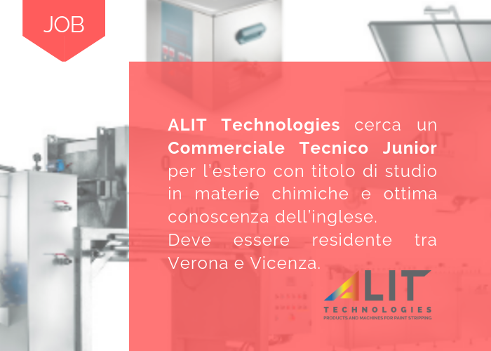 #OFFERTADILAVORO ALIT Technologies di San Bonifacio (VR) cerca un giovane tecnico commerciale estero con titolo di studio in materie chimiche, residente tra le province di #Verona e #Vicenza. Necessaria la conoscenza della lingua inglese bit.ly/ALITassume0207…

#primoimpiego