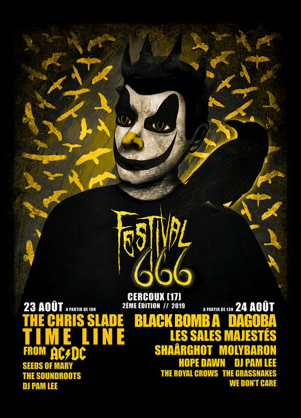 TRexSound's tweet photo. 2ème édition du @festival_666 les 23 &amp; 24 août https://t.co/1RxWJYBwpC https://t.co/OZTT4ZFubv