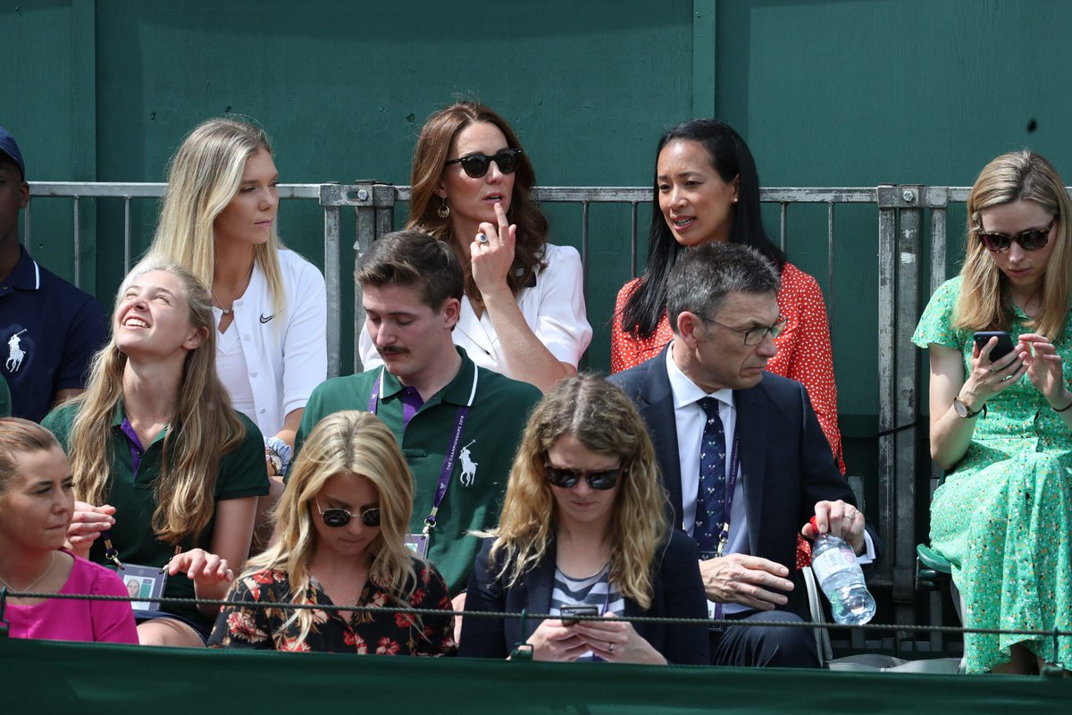 Welcome back to The Championships, The Duchess of Cambridge

#Wimbledon | <a href="/KensingtonRoyal/">The Prince and Princess of Wales</a>