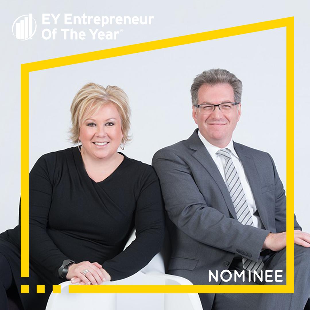Burovision's tweet photo. The EY Entrepreneur Of The Year Awards has recognized the achievements of Canada’s top entrepreneurs for the past 26 years. We are proud to announce Alexandra Choquette and Renzo Fraraccio’s nomination for the EY Entrepreneur of the Year award! https://t.co/PxOvoC91NH