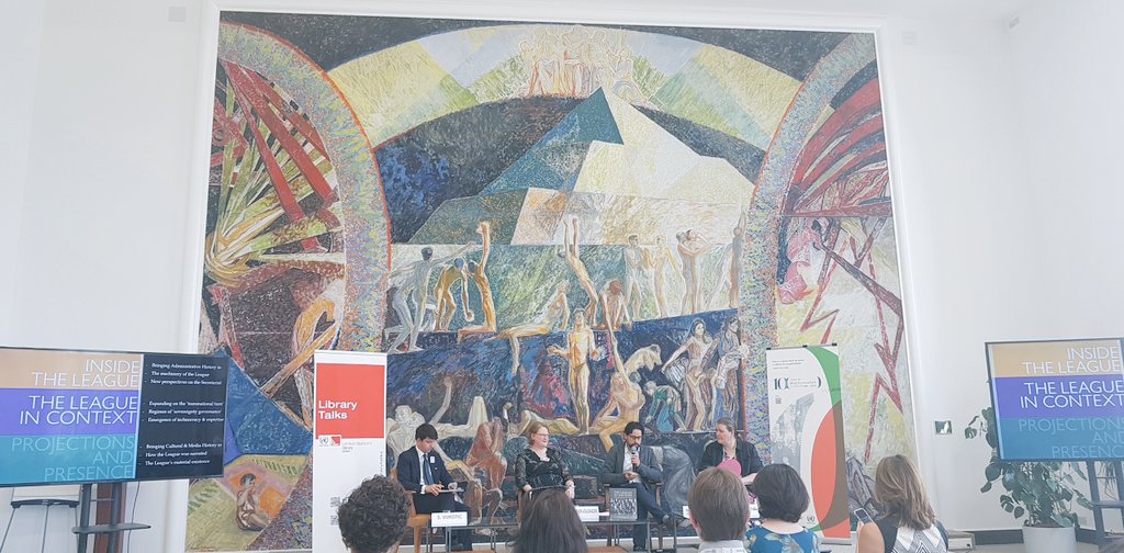 UNGeneva's tweet image. 100 years of  multilateralism: from the League of Nations in 1919 to the United Nations in 2019. What has changed? How different are today&apos;s challenges? How do we innovate and move ahead from here? #Multilateralism100 is on the agenda of a #LibraryTalks panel at @UNOGLibrary.