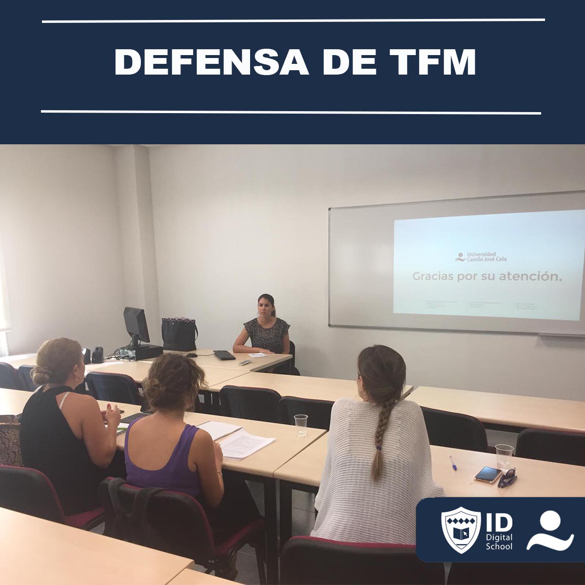 MasterComunic's tweet photo. Nuestros alumnos de la promoción 2018/2019 han tenido hoy la última sesión de exposiciones de defensas de sus Trabajos Fin de Máster ante tribunal.
Enhorabuena 👏 a todos los alumnos por pasar con éxito esta última etapa.
#masteroficial #mastercomunicacion #comunicacionpolitica https://t.co/pPZucsx64p