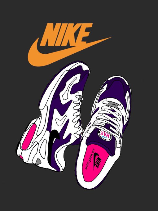 おしゃれな Nike スニーカー イラスト ごめんなさい