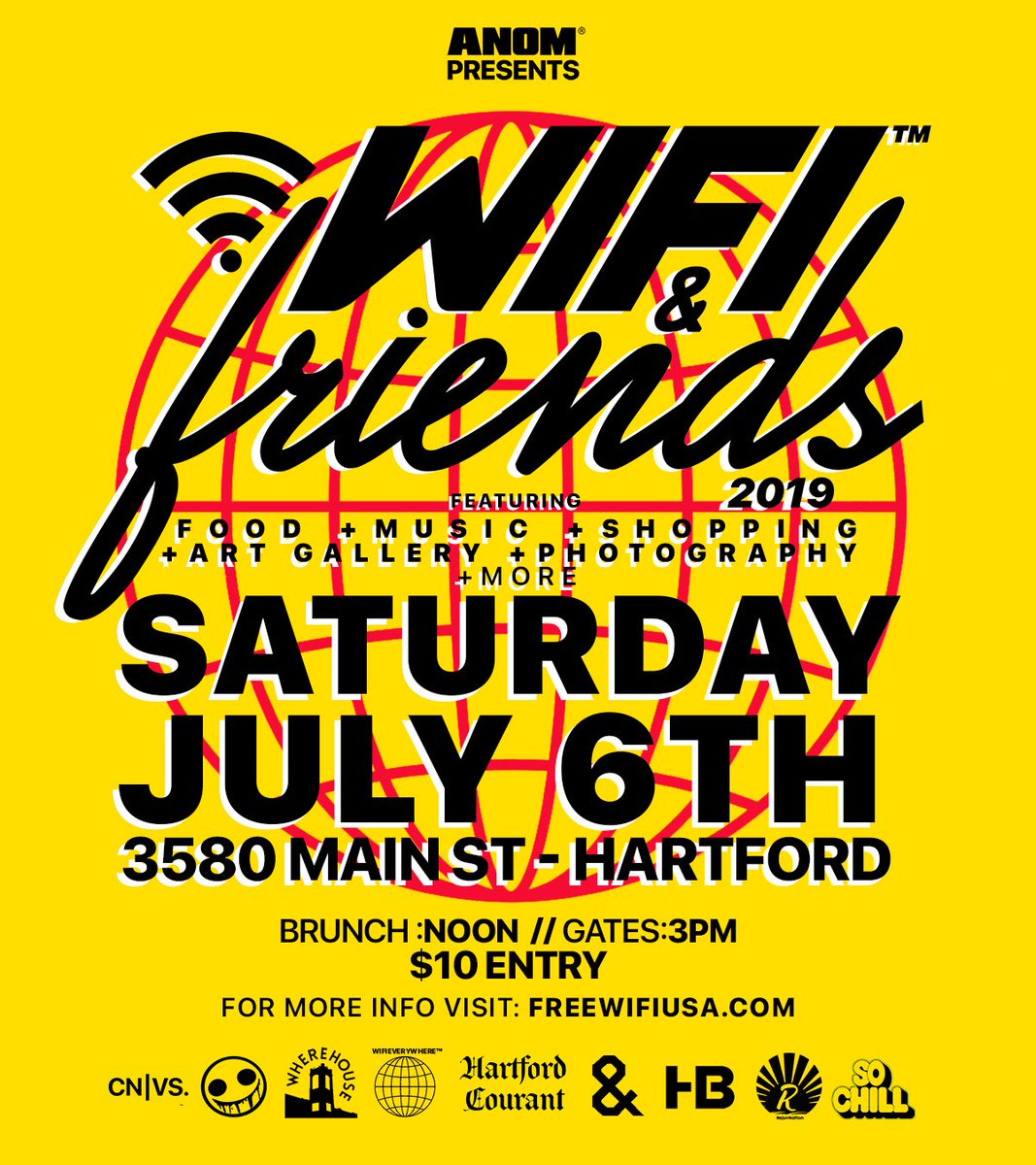 freewifiusa's tweet photo. #Wifiandfriends is this weekend and we hope to see you there! Big thanks to all the moving parts involved this year! 🌐™ https://t.co/Oz4VKnyFd9