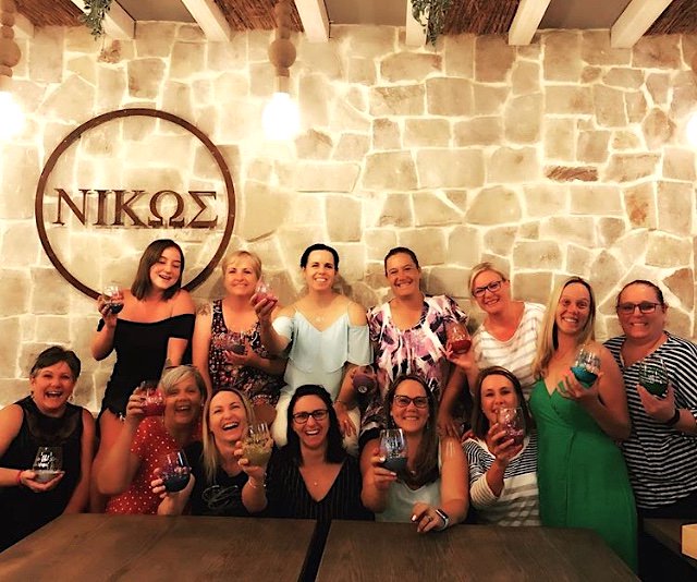 BenoniNikos's tweet photo. A joyous bookclub dinner for Dionne Hawken Nelson and friends at Nikos Benoni! 📚 🍽🇬🇷 We hope you had a gorgeous time, ladies 💙

#NikosBenoni #NikosCoalGrillGreek #EatGreek https://t.co/iMZhhUnhEj