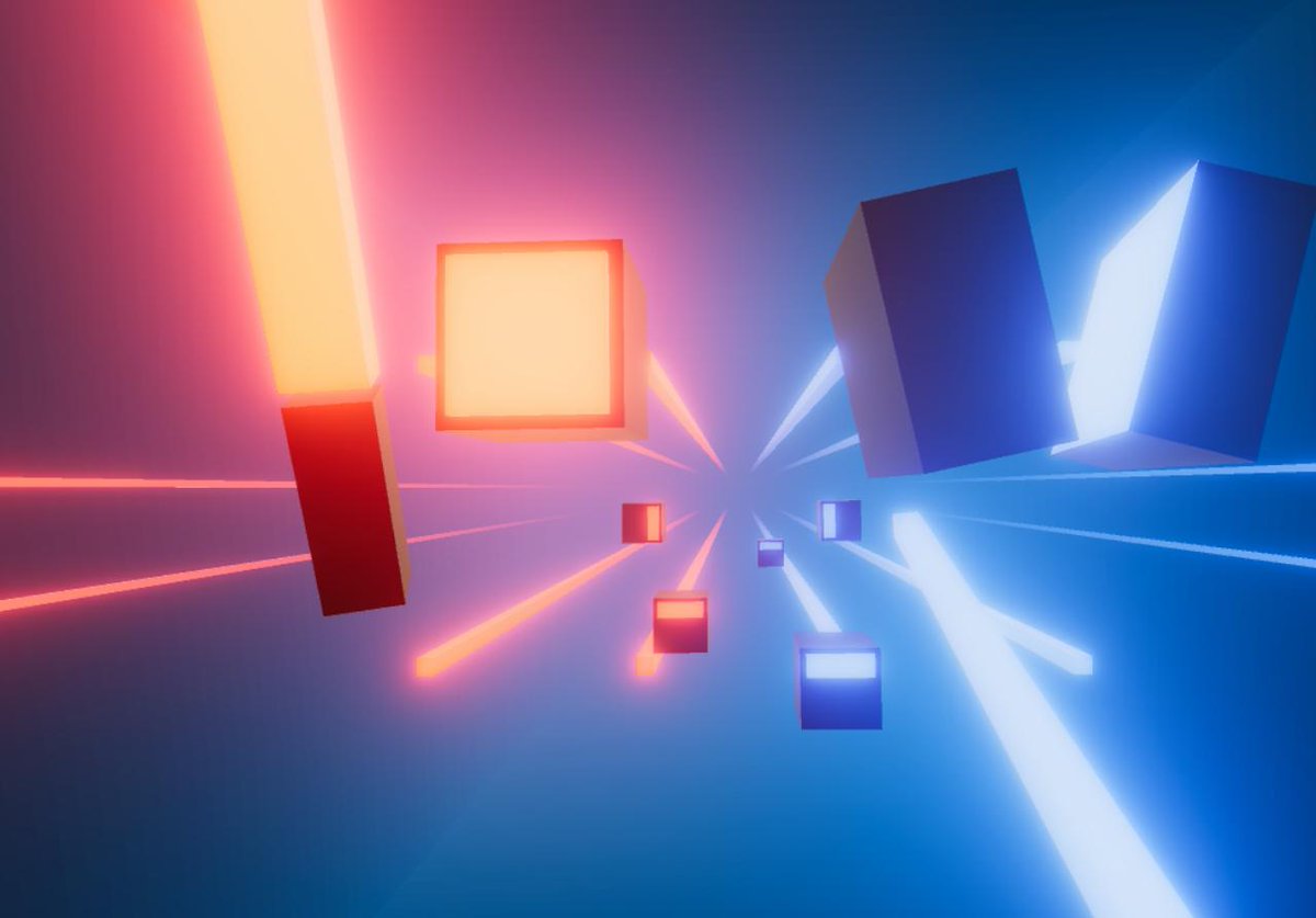 devplayrepeat's tweet photo. New version of #OpenSaberVR is available! Supports all kinds of notes now, prehearing the songs in the menu and faster song loading. Download it on @itchio: https://t.co/YyrOTD4dkn

#madewithunity @unity #VR #Vive #OculusRift #indiedev #indie #indiegames #gamedev  #indiegame https://t.co/YPupYFb2zM
