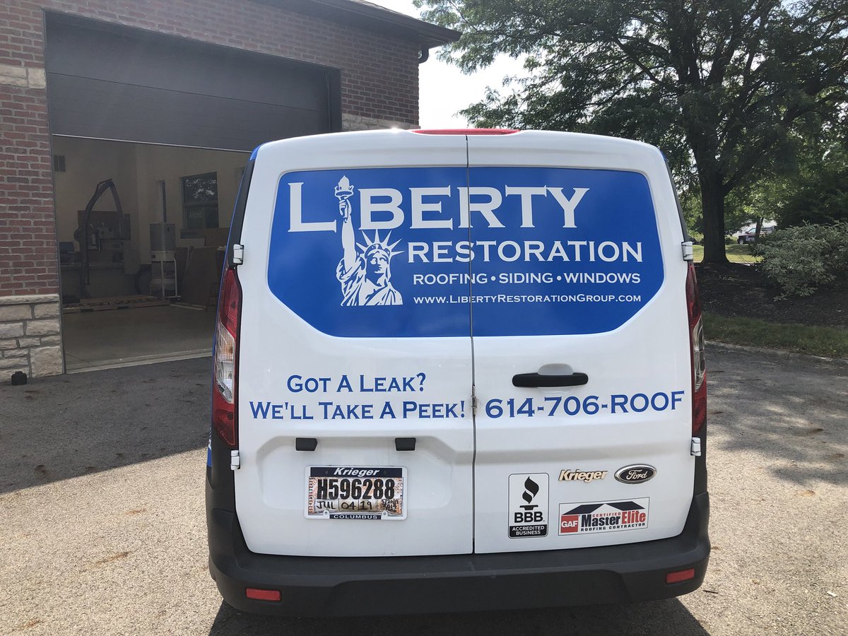 SignaramaPowell's tweet photo. Freshly finished wrap for Liberty Restoration😎🚗 #signarama #vehiclewrap https://t.co/OHR9GMpAch