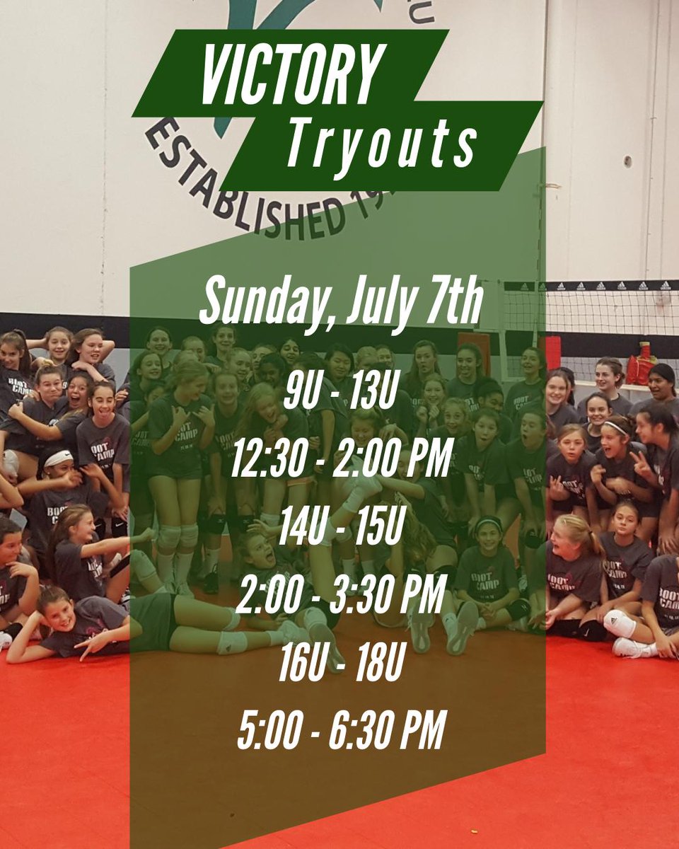 We've made some changes to our first eval clinic on Sunday. 13U will now be at 12:30 PM. 14's and 15's will stay at 2 PM. This will give us the best use of our courts so we can see more awesome players! Sign up online and we'll see you there! #livetowin