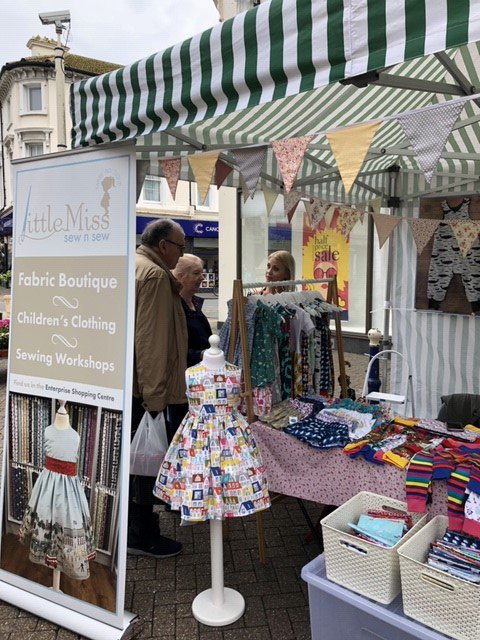 EBBoroughMarket's tweet photo. Introducing our brand new Wednesday market traders @LittleMissSandS 😀 Based in the @EnterpriseEbo , Nikola and her colleagues will be bringing their lovely hand sewn products and quality fabrics with them to the market from now on :) Just outside Debenhams tomorrow, 9am-4pm! https://t.co/irxsJzumOP