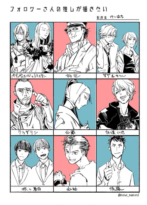 #フォロワーさんの推しが描きたい
一枠空いたので後藤を描いた。 