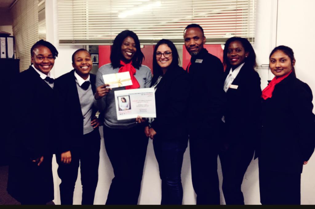 We are delighted to announce another Employee of The Month: Lebogang Mwale our Reservations Manager. Thank you for your O'SMILE's, your dedication and your warmth that you bring to all guests and staff #ONOMOMOMENT #BETHEHEARTBEAT #LOVEWHATYOUDO <a href="/OnomoHotels/">ONOMO Hotels</a>