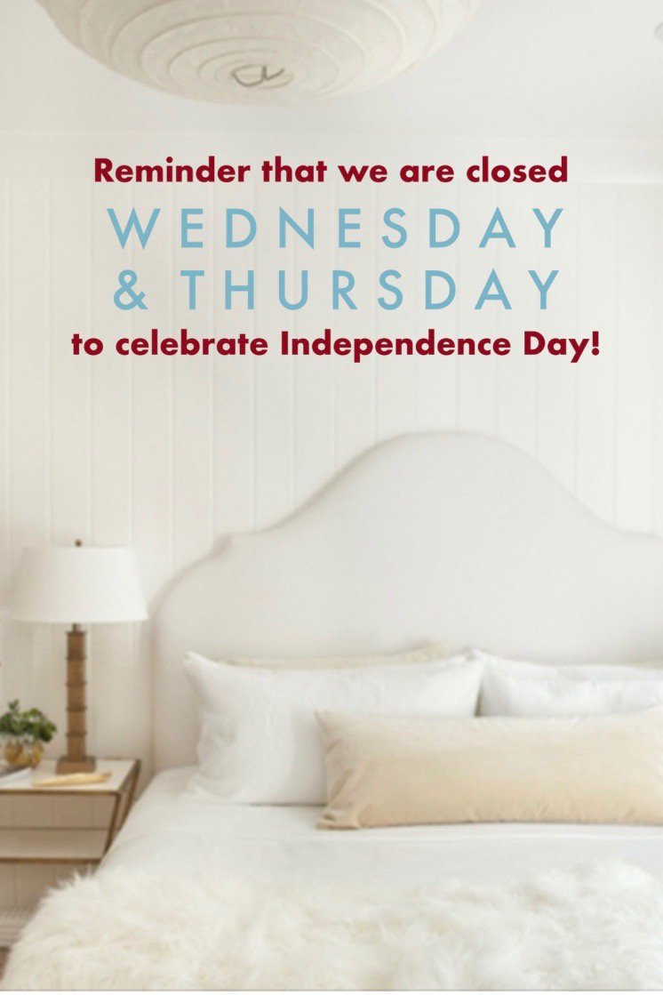 Quick little reminder that we will be closed tomorrow and Thursday to celebrate #July4th!