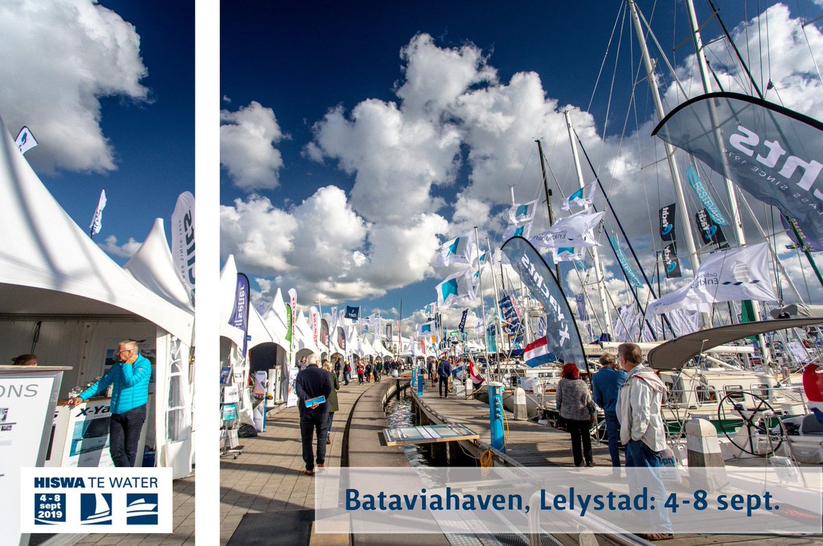 Drie (!) kilometer aan boten op HISWA te water 2019!
Liefst 12% meer dan vorig jaar.

Moderne watersport liefhebbers worden verwend:
Elektrisch varen ⚡
Multihulls ⛵
Snelvaarders 🚤

En met natuurlijk veel meer activiteiten en exposities!

👉 Meer nieuws: hiswatewater.nl/beursnieuws/dr…