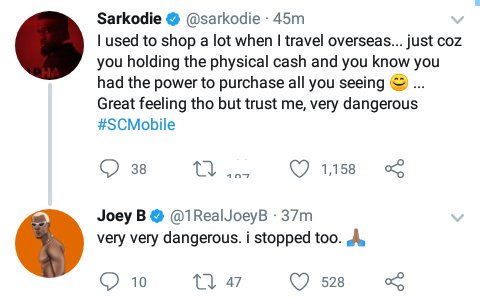 MusicJunkies247's tweet photo. @sarkodie and @1realjoeyb confesses their addiction to shopping
#shopping #trending #ghana #africa #abroad #viral #koosetheblogger #brakooko #kiloow https://t.co/EidEJ5GyZF