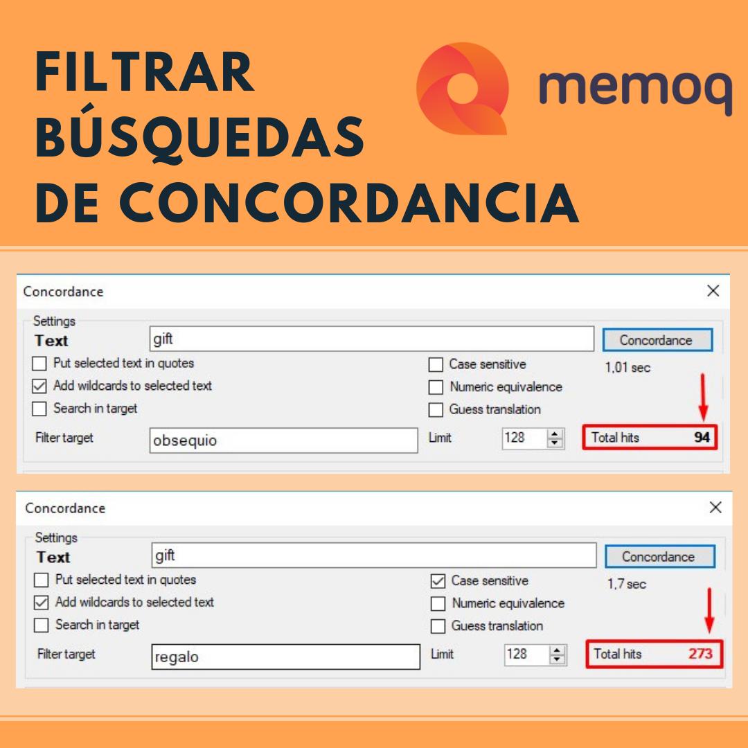 santiagotradu's tweet photo. ¡Nuevo #Santip!

Las búsquedas de concordancia son, en mi opinión, una de las mejores funciones de las herramientas CAT, y son muy personalizables en @memoQ_Official, ya que permiten, por ejemplo, filtrar el destino. 

#training #memoq #cattools #t9n #l10n #santips https://t.co/5jxoxS5d0W
