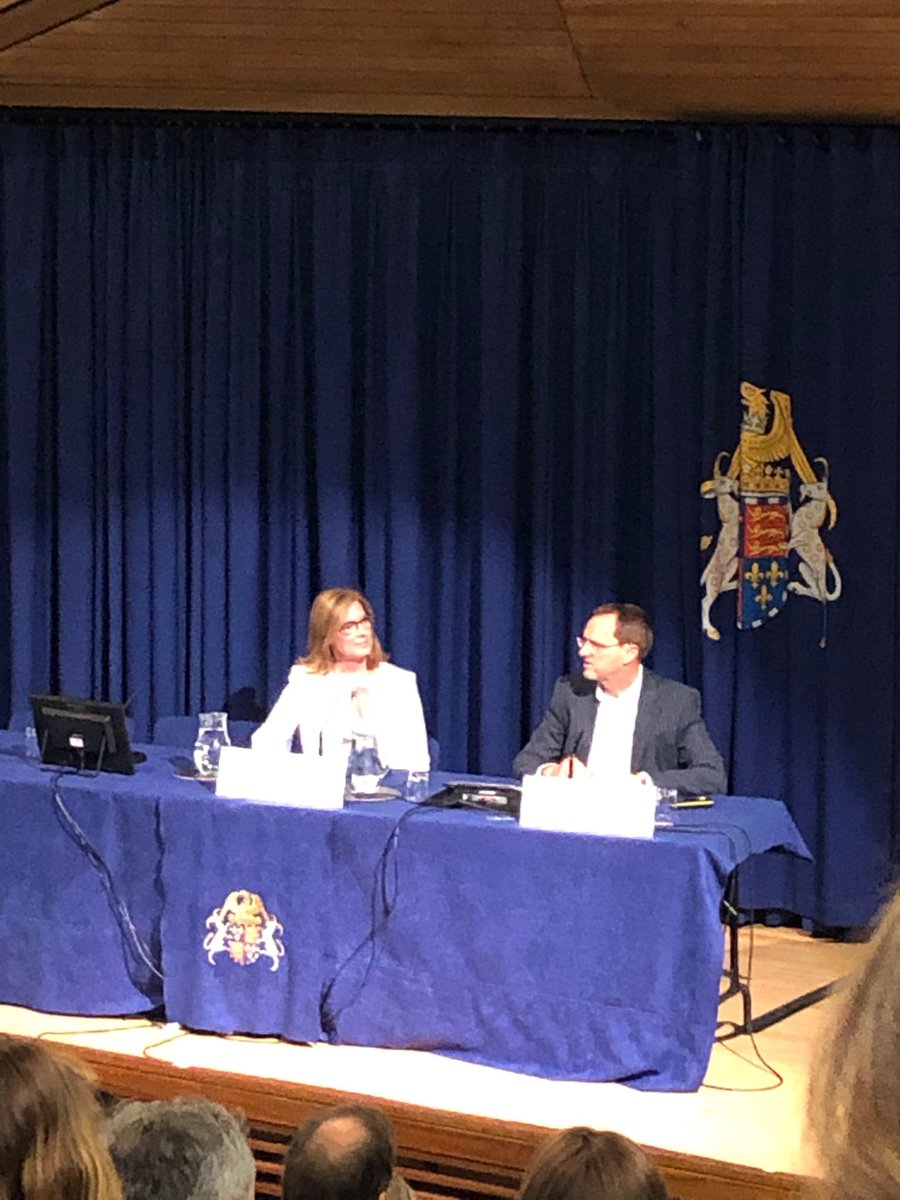 JerseyOic's tweet photo. Great to be in the audience for a ‘fireside chat’ with Commissioner Denham. Mentioned shifting from what GDPR says to what it means as it continues seeks to protect our democracy. #PLBAC https://t.co/GqNfWQEyIa
