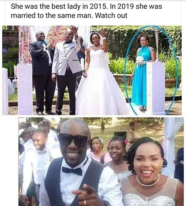 fluffymisskitty's tweet photo. Maid of Honor 2015⠀
⠀
Bride to tha' same man 2019⠀
⠀
A wa unu tink cause dis???? (SEE PREVIOUS POST) ⠀
⠀
#Friends #Friendship #Relationship #FluffItOut #Wedding https://t.co/LkPUHFUc0A https://t.co/wUeThBWCbF