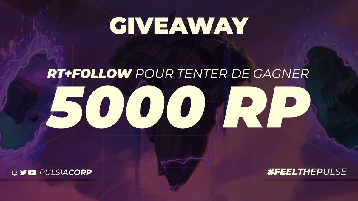 PulsiaEsport's tweet photo. Vous etes tous hypés par la sortie de Teamfight Tactics ?!

Alors faites le savoir avec un énorme pack de skins que nous vous faisons gagner ! 🎁

Pour cela il suffit de :

1⃣ RT ce tweet
2⃣ Follow @PulsiaCorp

Le tirage se fera dans une semaine, bonne chance à tous ! 🤞 https://t.co/rcSBlKvSoZ
