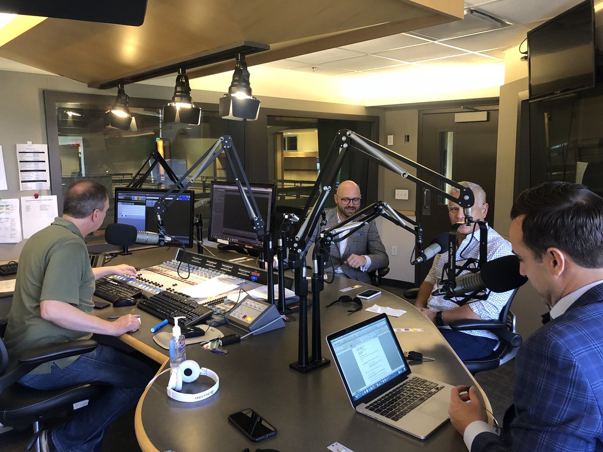 Launch_KC's tweet photo. Thank you @JasonGrill for having us on the show to discuss LaunchKC and our new health accelerator! Tune in to @GrillNationShow folks! https://t.co/aqBnbmFp13