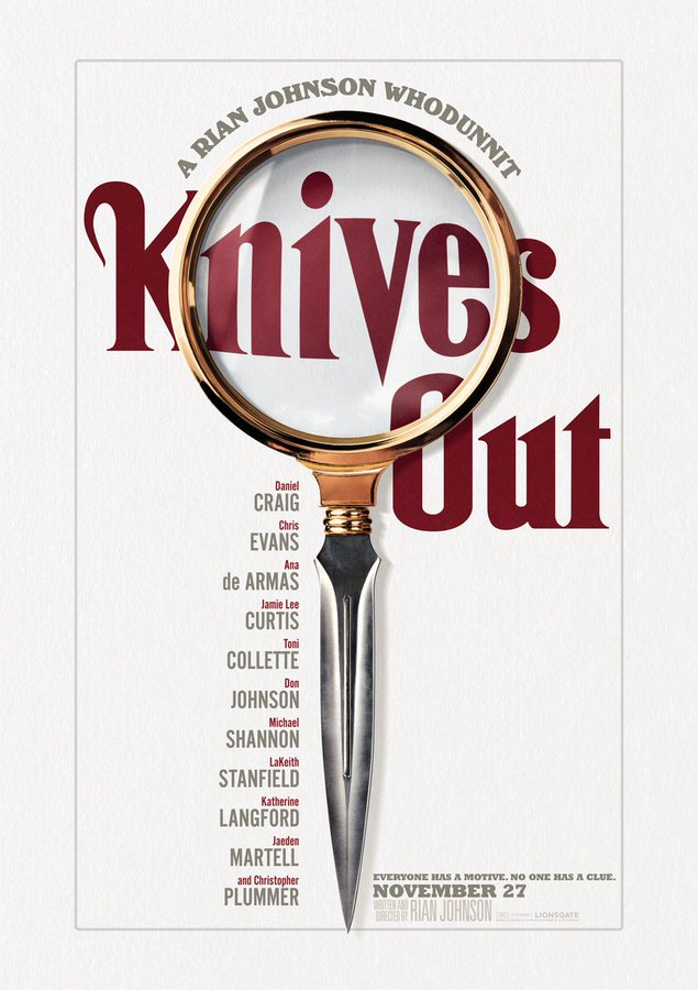 Knives Out | Novo filme de Rian Johnson com Daniel Craig e Chris Evans