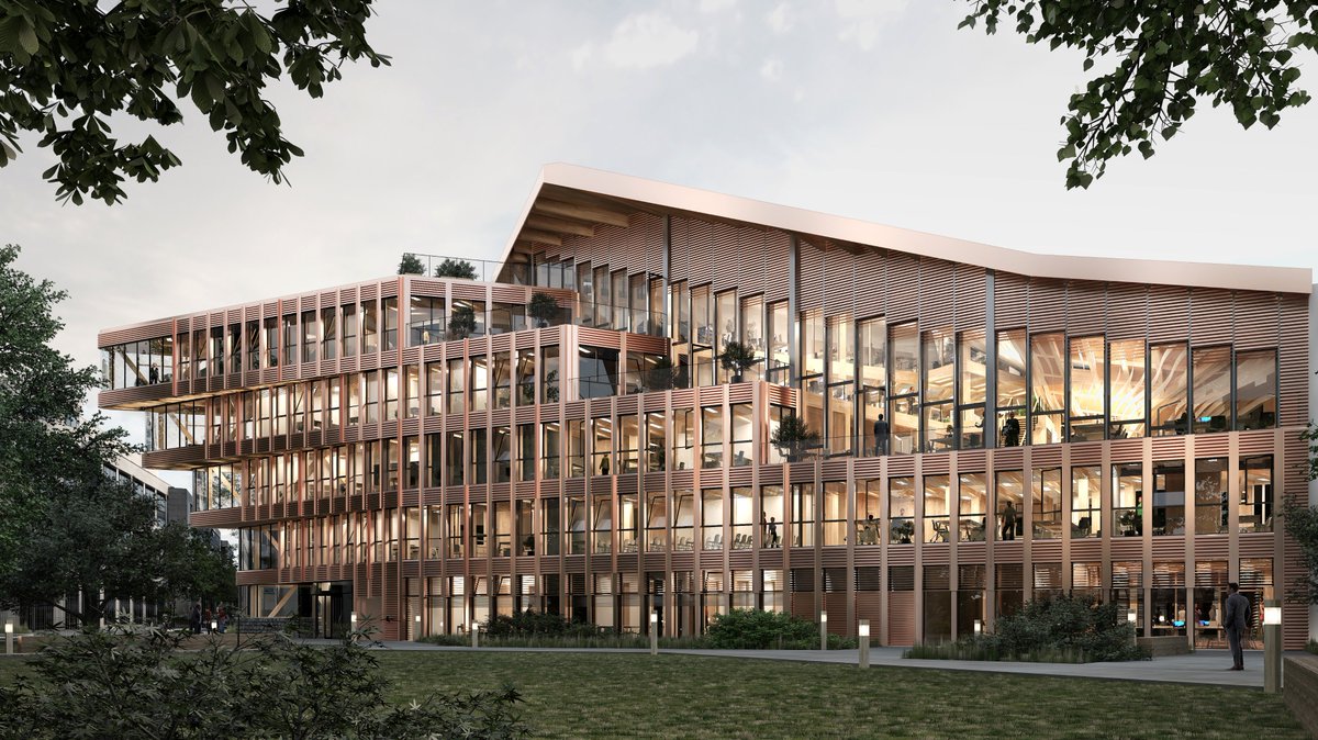 ONF_Officiel's tweet photo. Ecologique, design, et en bois évidemment… L’#ONF est fier d’annoncer le choix du projet architectural de son futur siège à Maisons-Alfort ! Un projet architectural de Vincent Lavergne et Atelier WOA. https://t.co/083rIjnF2v https://t.co/z5cu4tjlFy
