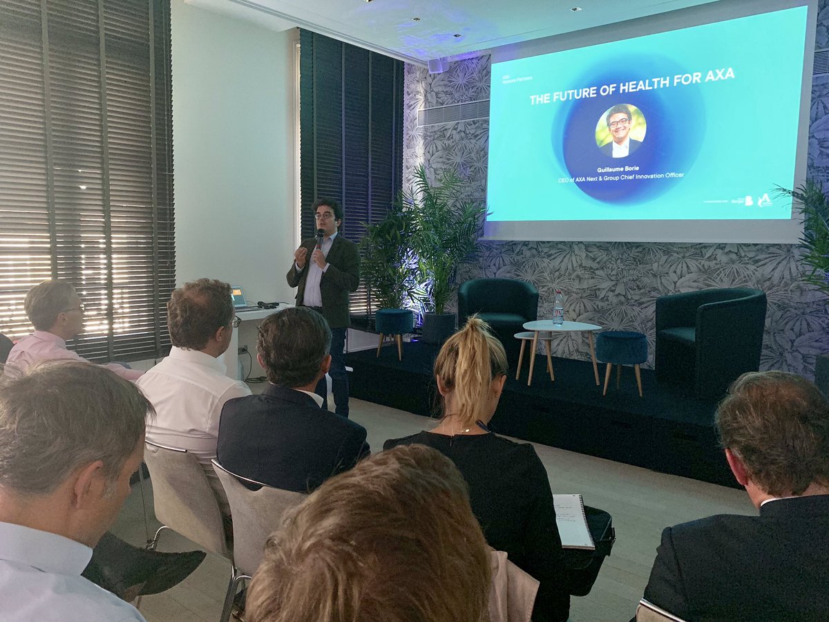 jberthon's tweet photo. « What are we trying to achieve in #health? We wish at becoming a leading healthcare player, by providing better &amp; simpler care at lower cost. That’s why at #AXANext, we build new solutions, we partner with others, we acquire companies &amp; we invest in startups » @guiborie #avpconf https://t.co/2Hiil1ukYw