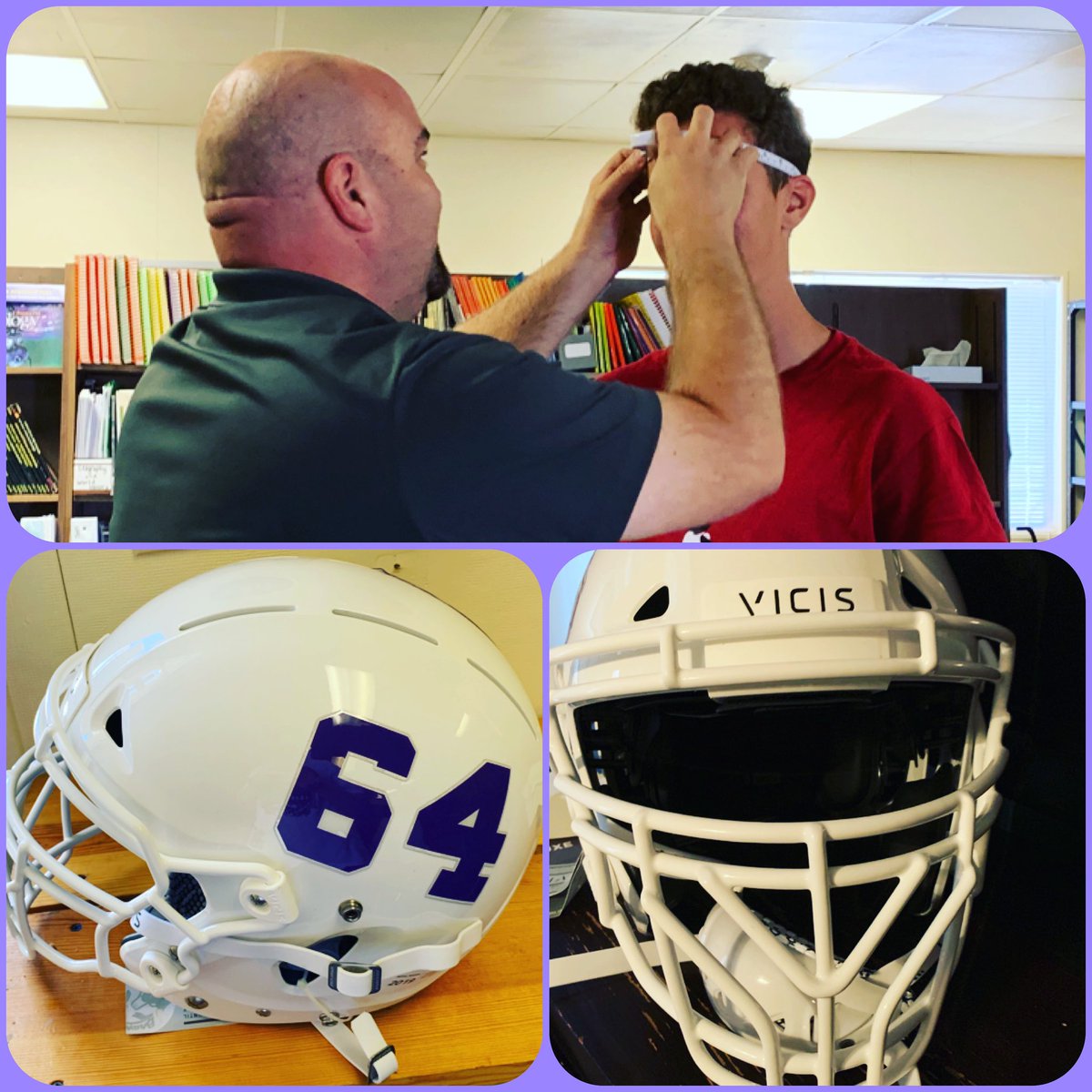 MinaretsF's tweet photo. Thanks @vicispro for coming out and helping to fit the guys yesterday. Getting ready for this season #viciszero1 #minaretsfootball #protecttheirheads https://t.co/CKYXEbzJvD