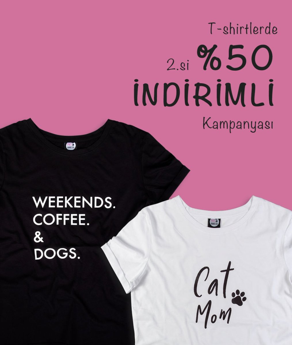 PatiAnneleri's tweet photo. Bu yazın en yaratıcı t-shirtleri şimdi ikincisi %50 indirim fırsatıyla https://t.co/CcJMGji1WN’ da 🔆

Kampanya Kodu: temmuz 

Gelirin bir kısmı barınaklara ve hayvan bakım merkezlerine 🎀 https://t.co/tppi0CBINP