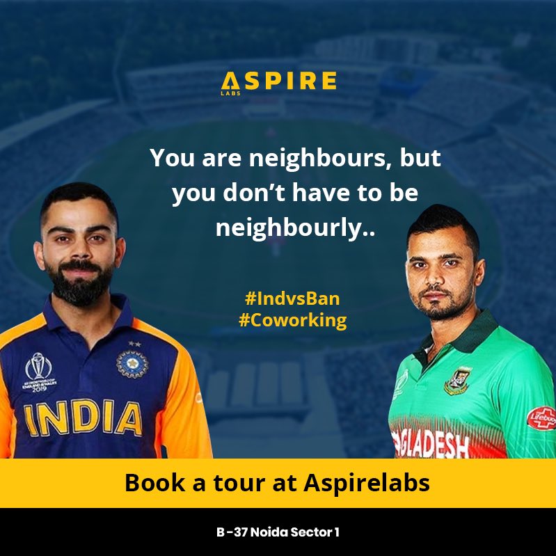 91aspirelabs's tweet photo. How about you take a tour and decide for yourself?
Book your seats now! .
 https://t.co/lux2dYnkUq 
.
.
.

#CleanEdge #investors #indvsban #wc2019 #coworkers #coworking  #entrepreneur #officespace #startupcommunity  #yourstory  #privateequity #coworkingspaces #workspace https://t.co/THQjWqEtXE