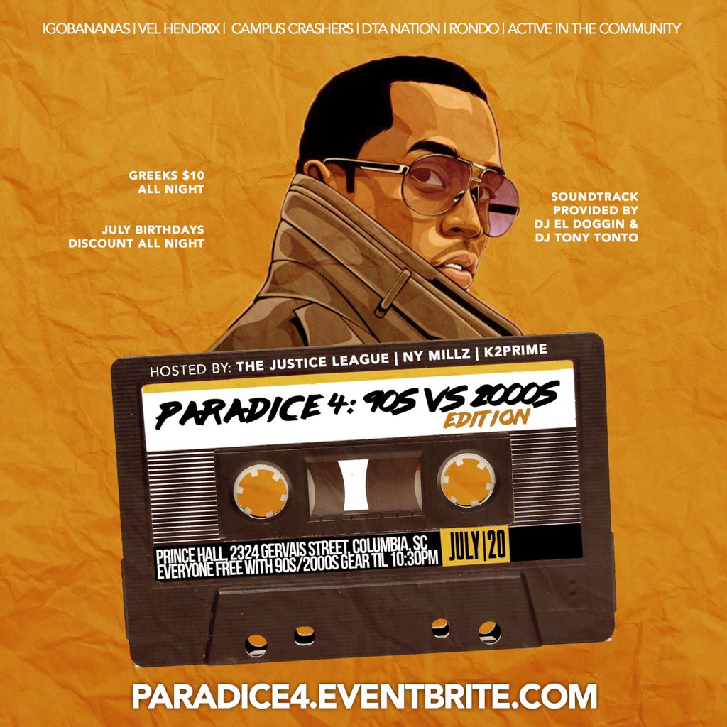 iG0Bananas6's tweet photo. The Offical Cookout Afterparty!! โ๏ธ๐น๐บ๐พ #Paradice4 7.20.19 ๐ฃ Everyone #FREE with 90s/2000s gear till 10:30 PM ๐๐ถ๐ฐ๐บ๐ธ๐ฑ๐ฉGreeks $10 ALL NIGHTโผ๏ธMEET ME THERE ๐ฏ๐ช๐พ TICKETS ARE ALMOST SOLD OUT ๐ณ๐คฏ DO NOT MISS OUT!!!https://t.co/8FchqbifN9 ๐๐พ๐๐พ ๐๐พ๐๐พ #BACWeekend2019 #Coldchella https://t.co/oCqjjSIpAp