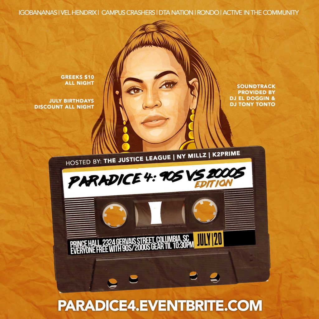 iG0Bananas6's tweet photo. The Offical Cookout Afterparty!! โ๏ธ๐น๐บ๐พ #Paradice4 7.20.19 ๐ฃ Everyone #FREE with 90s/2000s gear till 10:30 PM ๐๐ถ๐ฐ๐บ๐ธ๐ฑ๐ฉGreeks $10 ALL NIGHTโผ๏ธMEET ME THERE ๐ฏ๐ช๐พ TICKETS ARE ALMOST SOLD OUT ๐ณ๐คฏ DO NOT MISS OUT!!!https://t.co/8FchqbifN9 ๐๐พ๐๐พ ๐๐พ๐๐พ #BACWeekend2019 #Coldchella https://t.co/oCqjjSIpAp