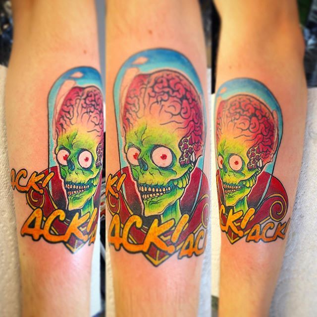 Mars Attacks tattoo by Kate Holt  Post 27877