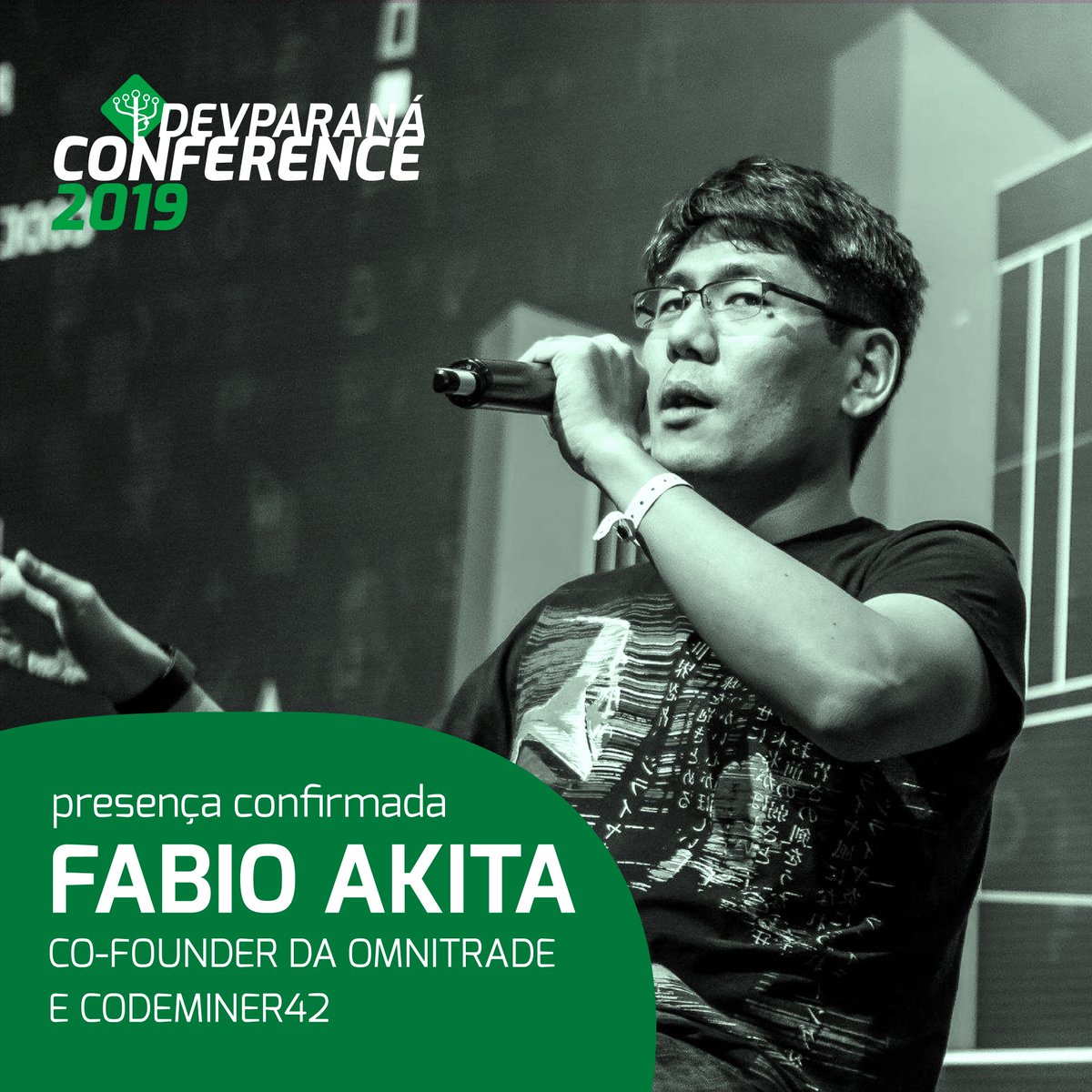 ezidiu's tweet photo. Olá Pessoal!! Este ano o @devparana tem o prazer de anunciar que o @AkitaOnRails estará na DevParaná Conference! 
Participem!! https://t.co/nReeIAlY3b #devprconf2019 https://t.co/MEKp4MQBXN
