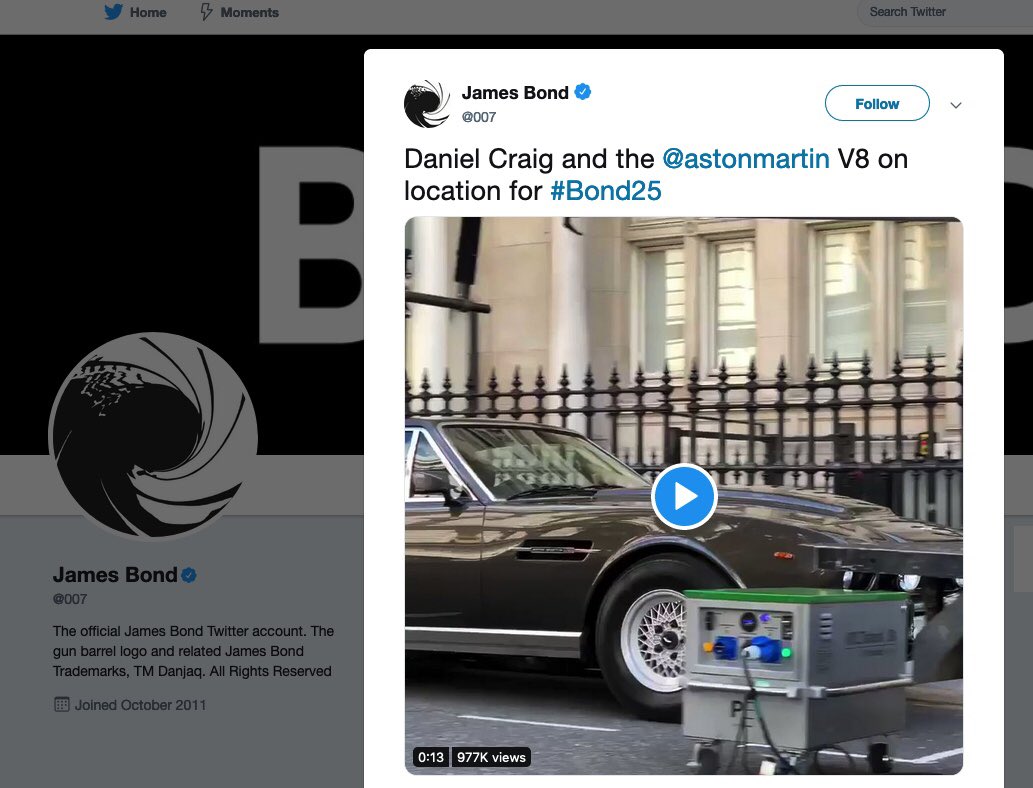 Why Mr Bond.... is that a Portable Electric Voltstack next to your car? Great to see Vancouver based clean power technology being deployed around the World on top movie shoots!