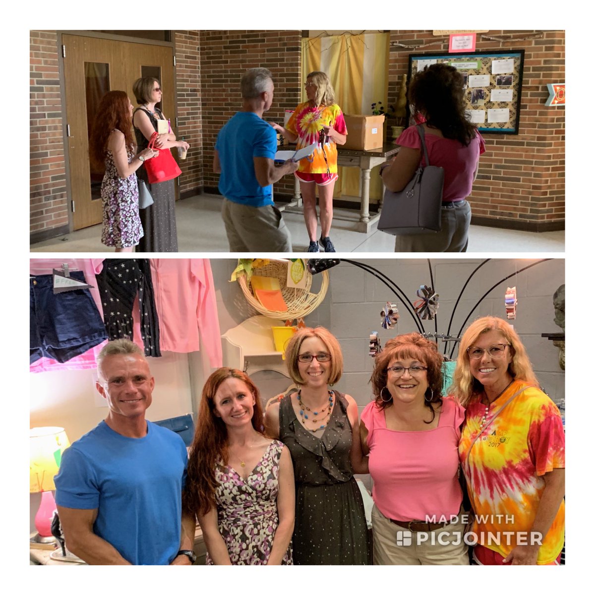 ldixon2's tweet photo. Thanks @dhayes333 3 sharing r @troy_athens #CornerCollection /w Dave Pontzious & @RCS_McGregor Staff! Good 🍀 opening ur CougarCorner! 💛❤️ https://t.co/U3PifbUeWt