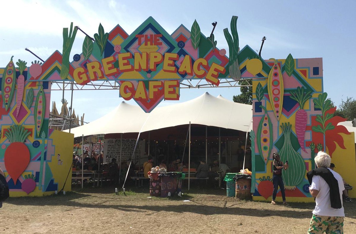 IntentProd's tweet image. So happy to have worked with @Greenpeace again at @GlastoFest - what a scorcher! #stretchtents #festivalseason.