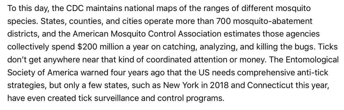 marybethpf's tweet photo. โThe CDCโs data...shows that ticks are getting ahead of us. Itโs past time that we tried to catch up.โ Iโll say. #showMeTheMoney #ResearchThis Thanks, @wired @Lymenews @caryinstitute
https://t.co/uQ7R8pxn5A https://t.co/D1Sx2mM6gC