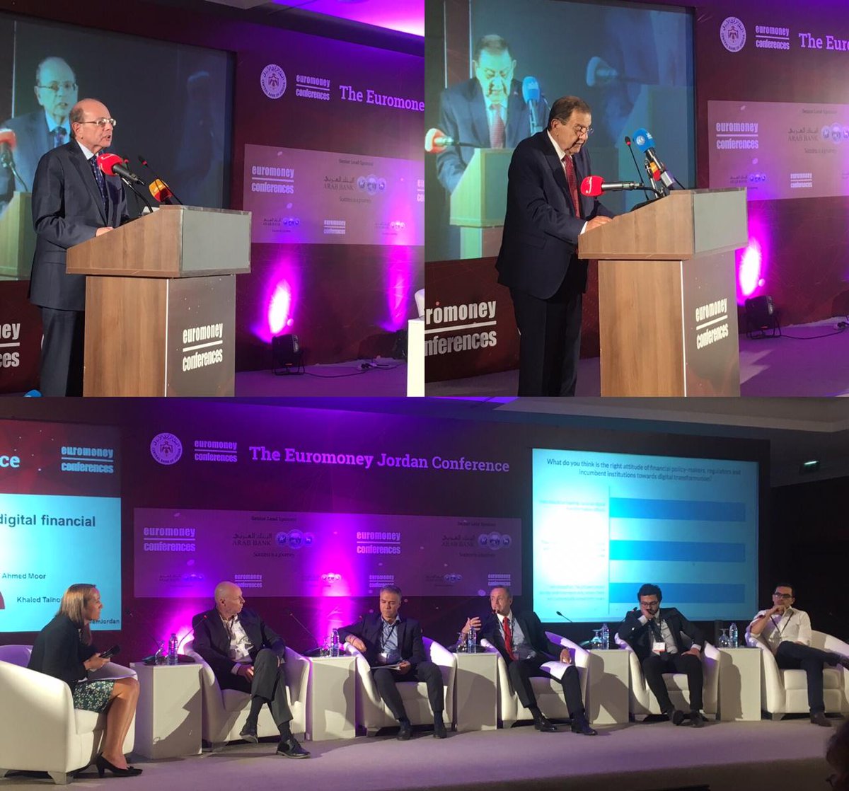 ArabBankGroup's tweet photo. Arab Bank is the Main Lead Sponsor of the Euromoney Jordan Conference 2019 under the title “Stability, innovation and transformation - Jordan’s economic challenge” @EuromoneyConf #ArabBank #emJordan https://t.co/TSPdtsOC5t