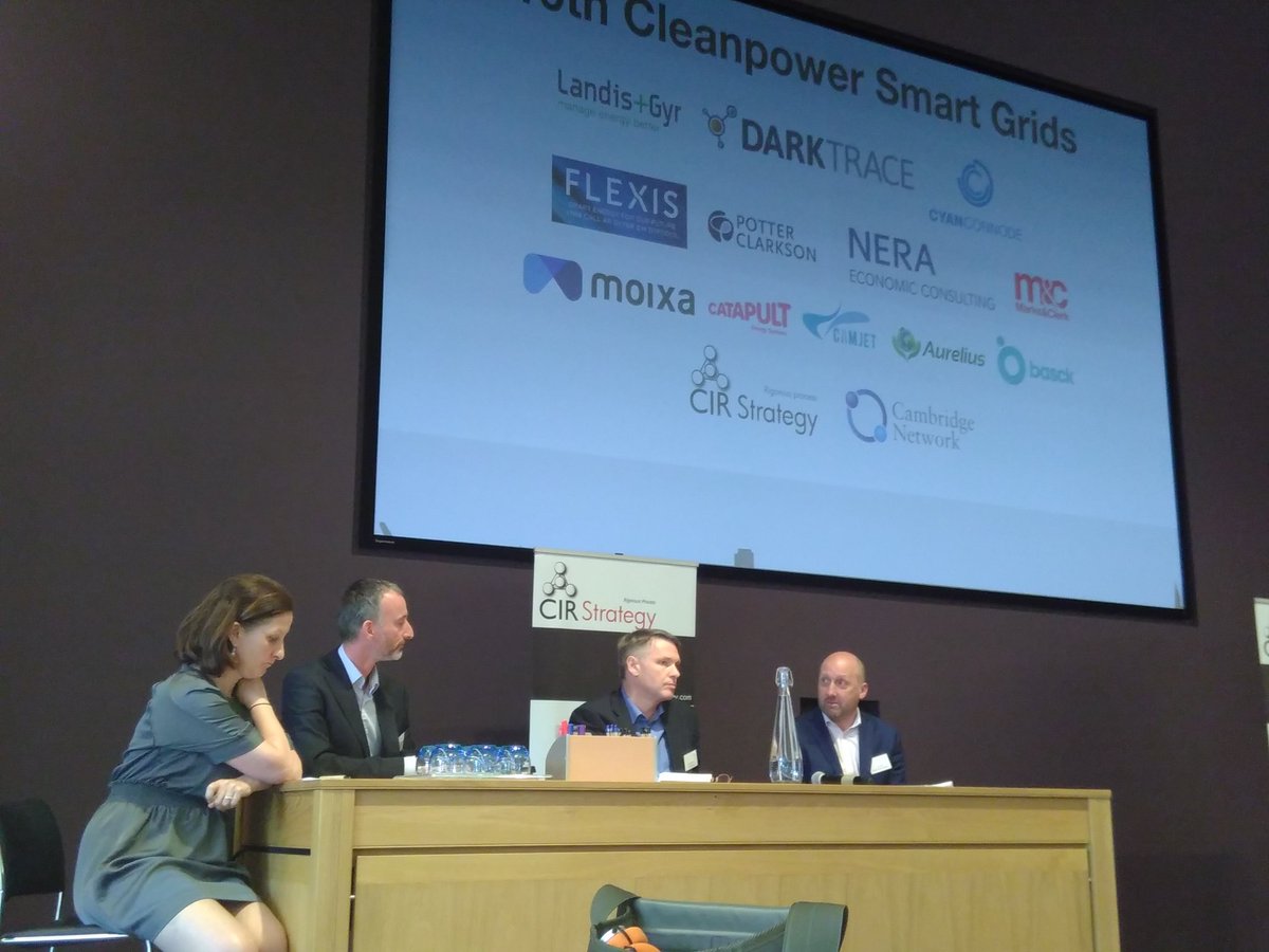 helenltroup's tweet photo. Grids, connectivity and innovation - panel agreeing that the value from #smartmeters and #data will be when the technology seamlessly delivers low cost, low carbon energy to the consumer - without us having to think about it. #cpsg19 @landisgyr @CyanConnode @EnergySysCat https://t.co/ovJF2oURWn