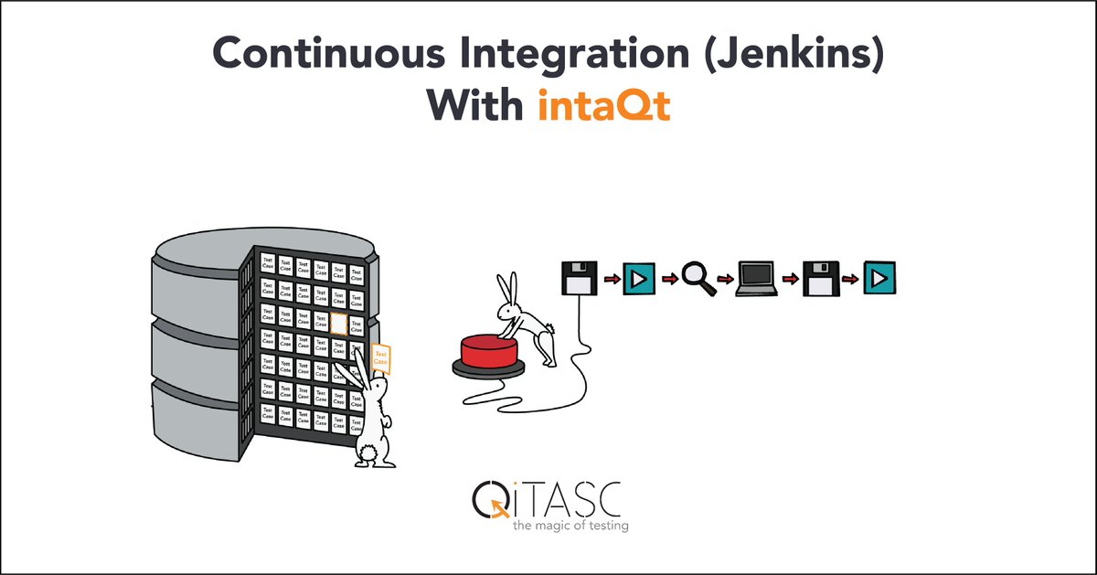 QiTASC's tweet photo. Did you know that intaQt test projects can be run as builds in CI environments? 
In this tutorial, we'll walk you through a typical scenario using Jenkins and our command-line tool, intaQt Client
#continuousintegration ~ ▶️ https://t.co/5EYoBe7Xkc https://t.co/TBtXwpcLn7