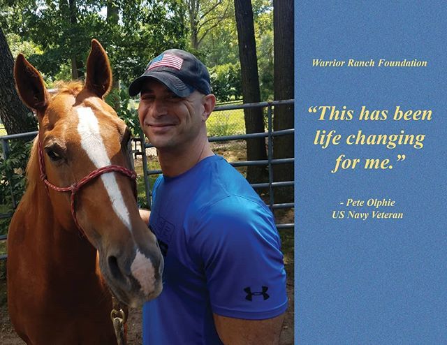warrior_ranch's tweet photo. "Warrior Ranch has been life changing" -Pete Olphie, US Navy Veteran
#veterans #usnavy #military #equineinteraction #longisland #horses #equine #horseinteraction #ptsd #WRFCody #suffolkcounty #inspiration https://t.co/u1dbp6Y2NX https://t.co/qNSMv4aTCE