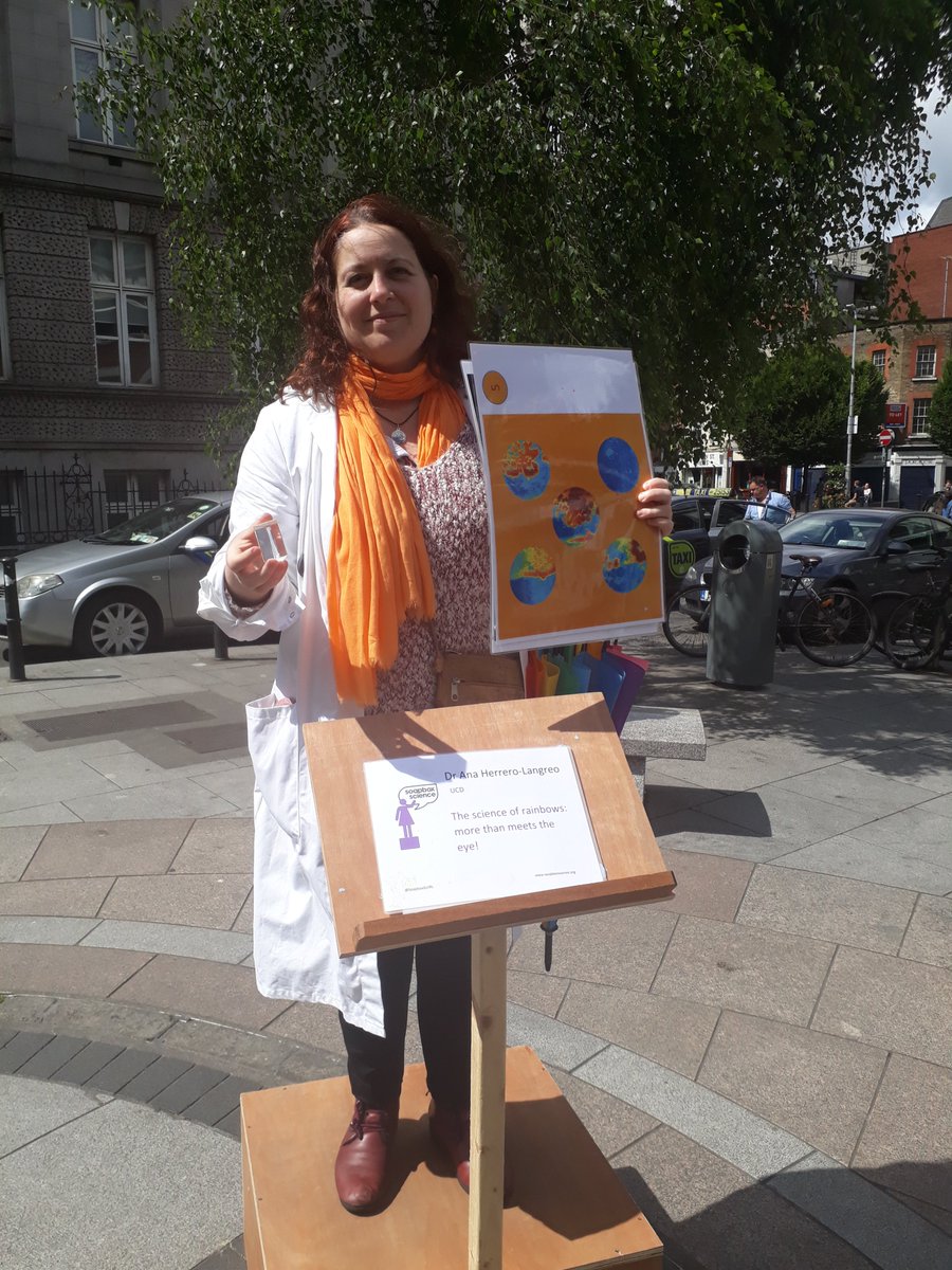 anahelang's tweet photo. Our #Hypermicromacro and @ucdSIRG images made it to the streets of Dublin with #soapboxsciencedublin. Beautiful way to promote #WomenInSTEM. I loved to listen to all the speakers, I cannot wait to the next event :).Thank you a lot to @UCDBioFoodEng, @SoapboxScience, @scienceirel. https://t.co/SIejJXAS6m